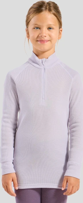 Odlo Active Warm Eco Half-Zip Funktionsshirt langarm misty lilac (Junior)