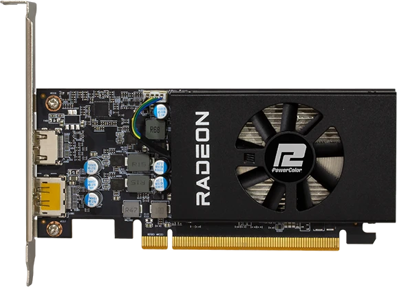 PowerColor Radeon RX 6400 Low Profile, 4GB GDDR6, HDMI, DP