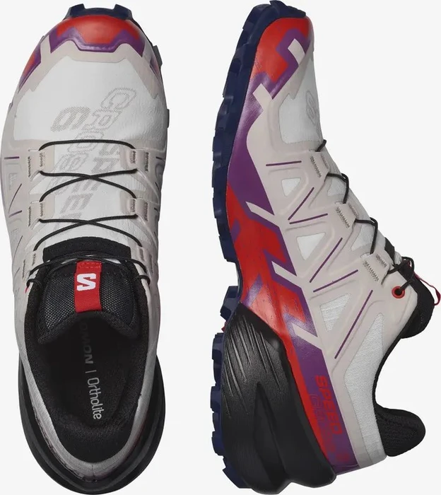 Salomon Speedcross 6 white/sparkling grape/fiery red (Damen)
