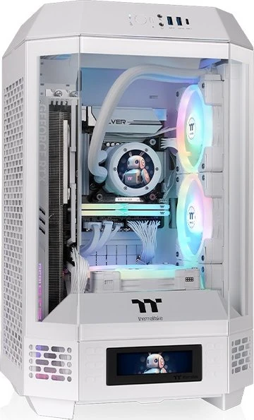 Thermaltake The Tower 250 Snow, weiß, Glasfenster, Mini-ITX