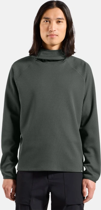 Odlo Cubic Multisport Midlayer Hooded Funktionsshirt langarm urban chic (Herren)