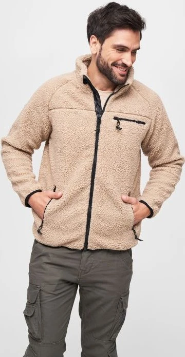Brandit Teddyfleece Jacke camel (Herren) (5021-70) – Bild 3 von 5