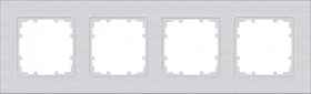 Siemens DELTA miro Rahmen 4-Fach, aluminiummetallic