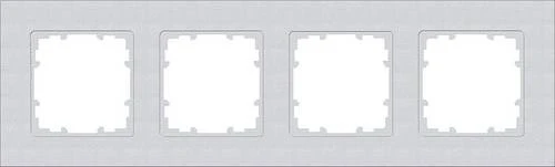 Siemens DELTA miro Rahmen 4-Fach, aluminiummetallic