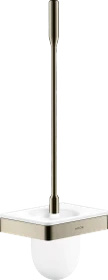 Hansgrohe AXOR Universal Softsquare Toilettenbürstenhalter Wandmontage polished brass