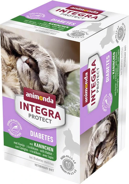 animonda Integra Protect Diabetes mit Kaninchen, 600g (6x 100g)