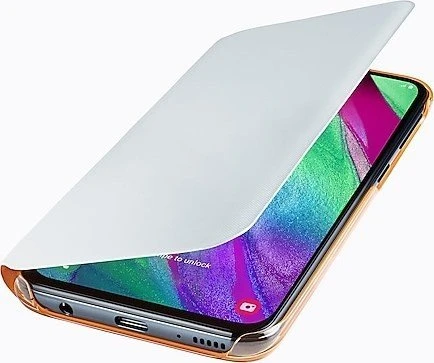 Samsung Wallet Cover für Galaxy A40 weiß