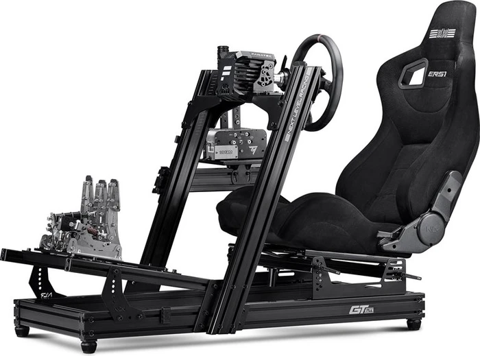 Next Level Racing GT Elite Aluminium Simulator Cockpit, Front and Side Mount Edition
