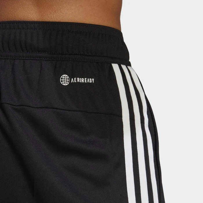 adidas Train Essentials Piqué 3-Streifen Trainingshose kurz schwarz/weiß (Herren)