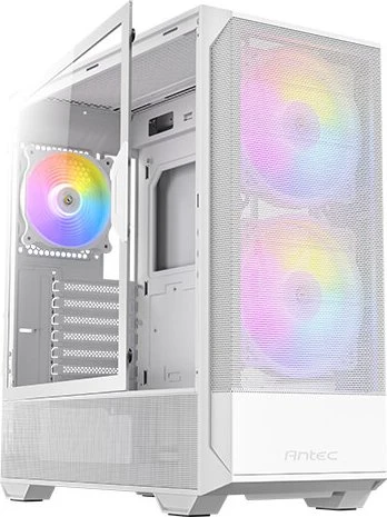 Antec NX416L White, weiß, Glasfenster