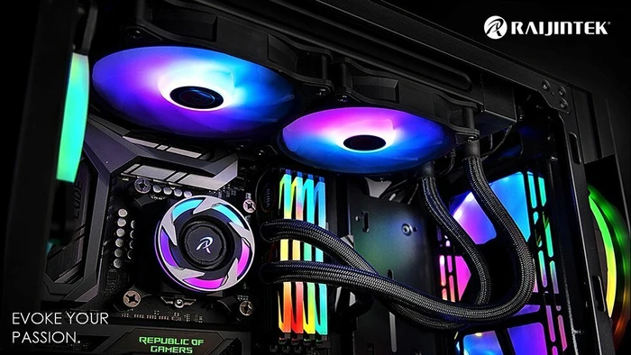 Raijintek Silenos, Glasfenster