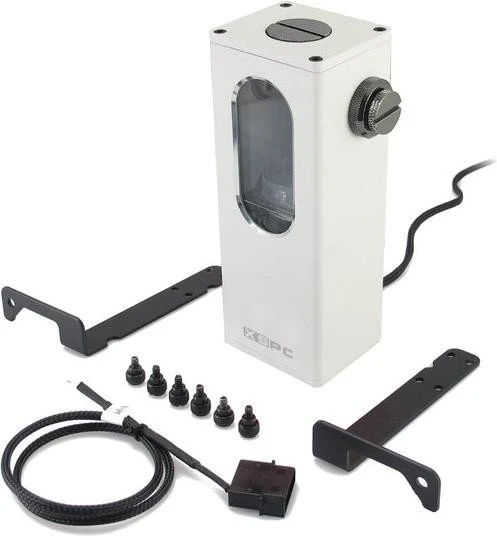 XSPC Ion Reservoir weiß LED weiß, mit Pumpe