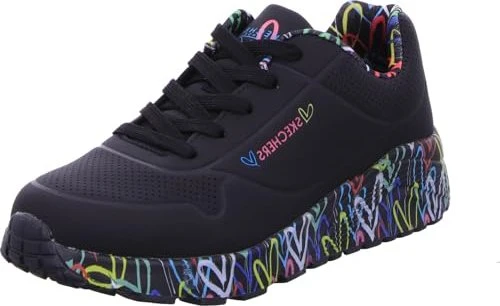 Skechers Uno Lite Lovely Luv schwarz (Junior)