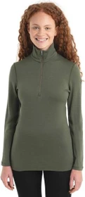 Icebreaker 260 Tech Half Zip Funktionsshirt langarm loden (Damen)