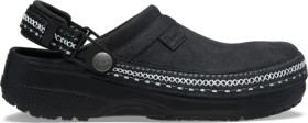 Crocs Crafted Vegan Suede Stitch Clog schwarz