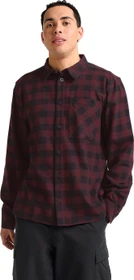 Jack Wolfskin Lite Flannel Hemd langarm check amaranth (Herren)