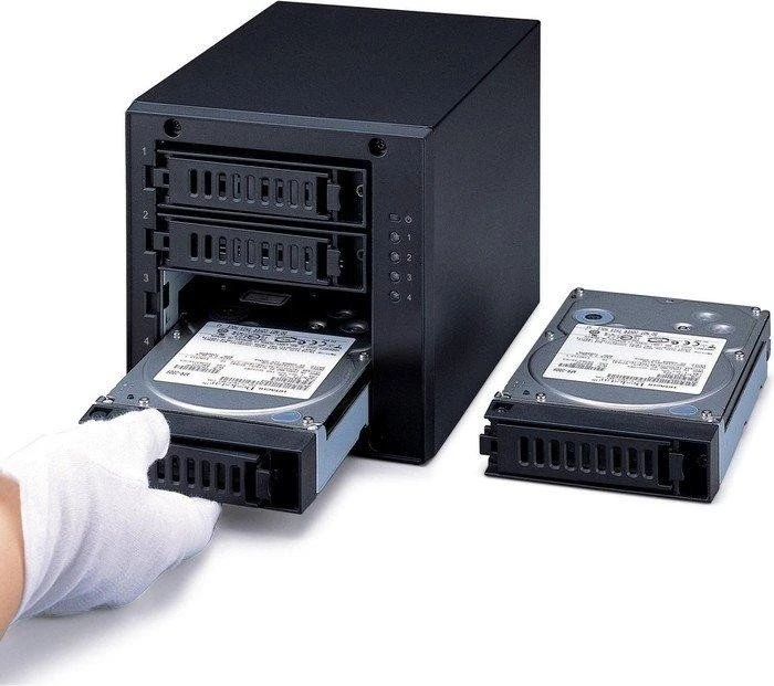 Buffalo DriveStation Quad HD-QLSU2R5 4TB, USB 2.0/eSATA 3Gb/s
