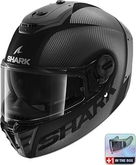 Shark Spartan RS Carbon Skin matt schwarz/grau