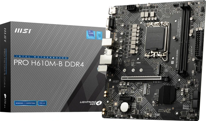 MSI PRO H610M-B DDR4 (Intel 1700)