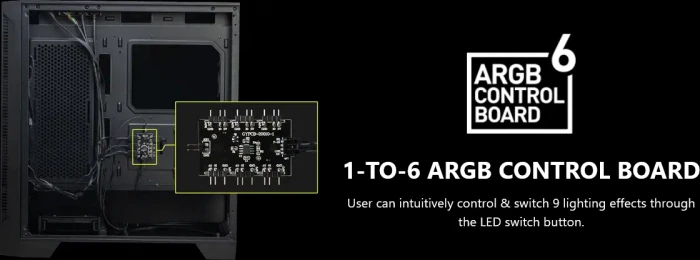MSI MAG Forge 320R Airflow, Glasfenster