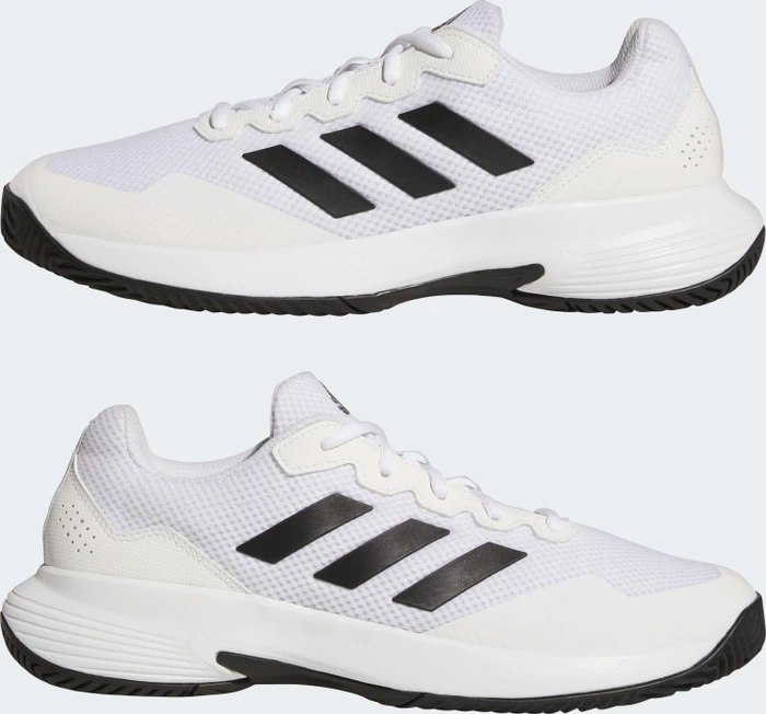 adidas Gamecourt 2.0 cloud white/core black (Herren)