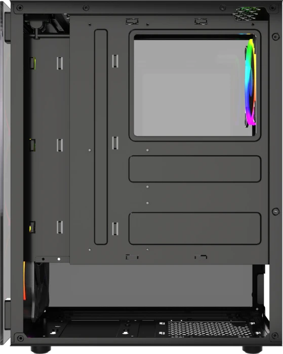 Gembird Fornax 1500RGB Black, Acrylfenster