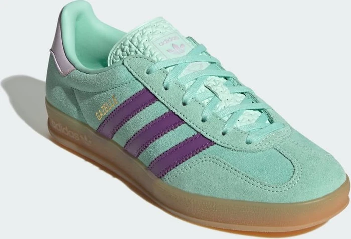 adidas Gazelle Indoor clear mint/active purple/ice lavender (Damen)