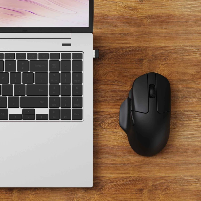 Keychron M7 Wireless Mouse schwarz, USB/Bluetooth