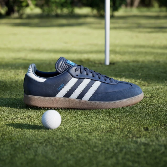 adidas Samba Spikeless Golf night indigo/cloud white/blue bird