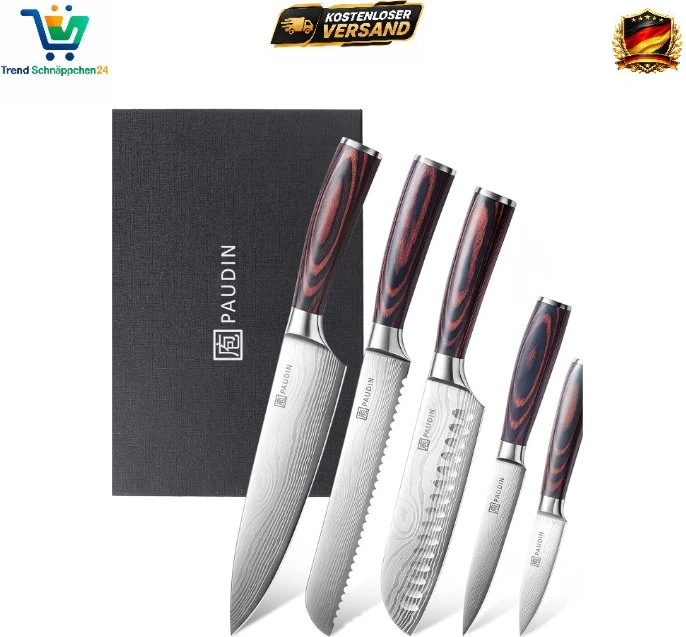 Paudin NS5 Universal Classic Küchenmesser-Set, 5-tlg.