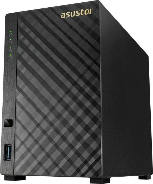 Asustor AS1002T, 512MB RAM, 1x RJ-45 1000Base-T, 2x USB-A 3.0