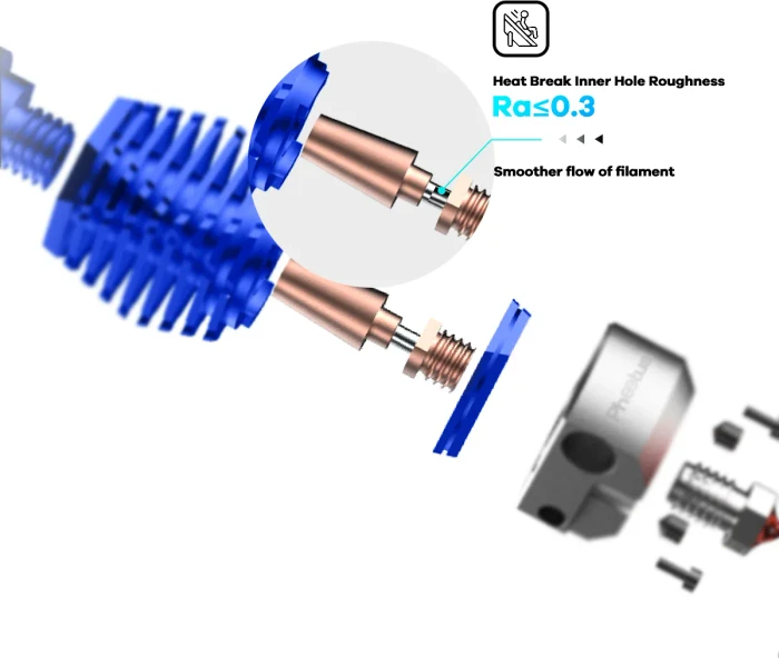 Phaetus Dragonfly Druckdüse Dragonfly Hotend BMO, 1.75mm