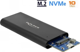 DeLOCK USB 3.1 Gen 2 External Enclosure, USB-C 3.1