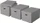 Esselte Home Storage Box Large Aufbewahrungsbox, grau, 3er-Pack (628287)