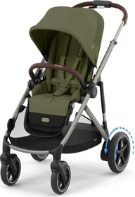 Cybex e-Gazelle S Taupe Frame moss green 2025