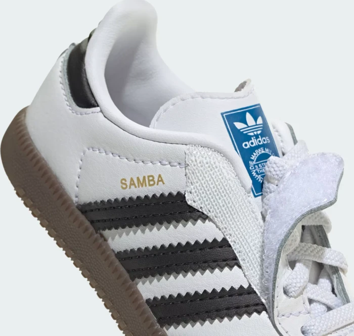 adidas Samba OG Comfort Closure Elastic Lace cloud white/core black/gum (Junior)