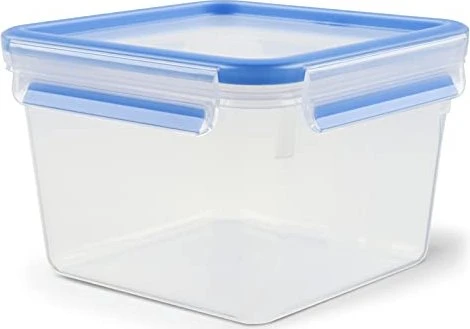 Emsa Clip&Close quadratisch Aufbewahrungsbehälter 1.75l blau