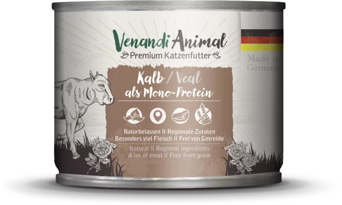 Venandi Animal Kalb als Monoprotein, 200g