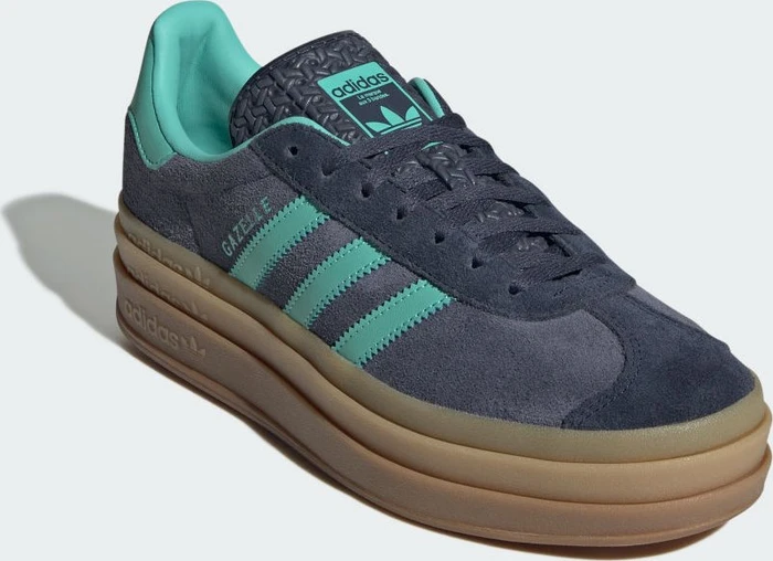 adidas Gazelle Bold shadow navy/acid mint/legend ink (Damen)