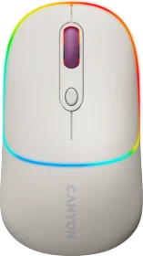 Canyon OnClick 22 / MW-22 Dual-Mode Wireless Mouse beige, USB/Bluetooth (CNS-CMSW22RC)