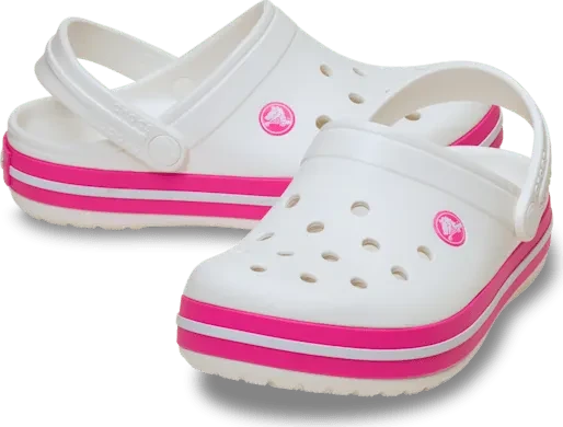 Crocs Crocband Clog white/pink crush (Junior)
