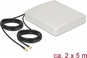 DeLOCK Multi Band, LTE, WLAN Outdoor-Antenne, 2.1GHz/900MHz, 8dBi, SMA, direktional, grau