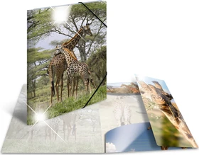 Herma Glossy Tiere Sammelmappe, A3, Giraffe