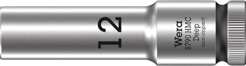 Wera 8790 HMC Deep Außensechskant Steckschlüssel 1/2", 12x83mm