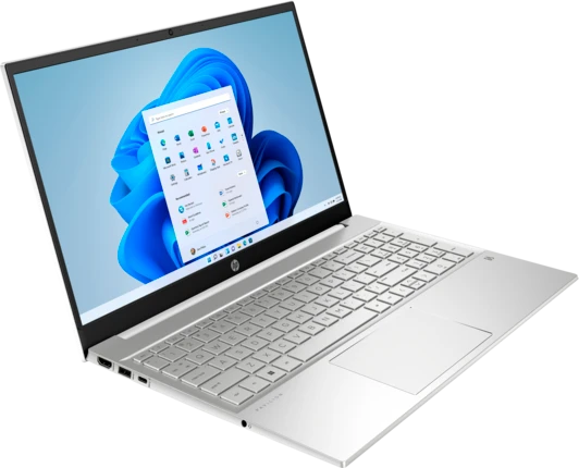 HP Pavilion 15-eh3079ng, Natural Silver, Ryzen 7 7730U, 16GB RAM, 512GB SSD, DE