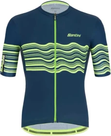 Santini Tono Profilo Trikot kurzarm grün (Herren)