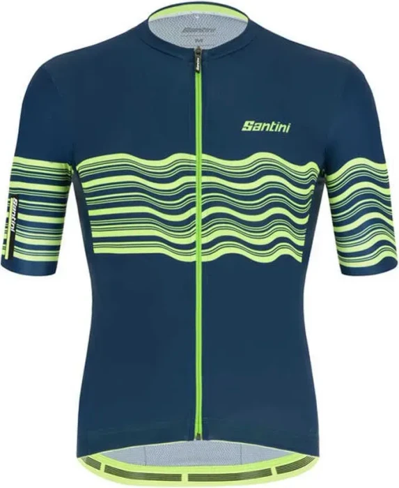Santini Tono Profilo Trikot kurzarm grün (Herren)