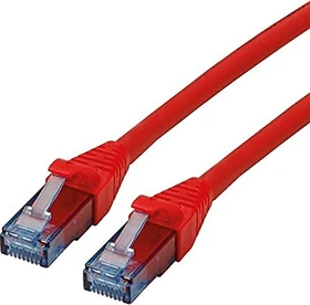 Roline / Secomp GHMT Patchkabel, Cat6a, U/UTP, RJ-45/RJ-45, 10m, rot