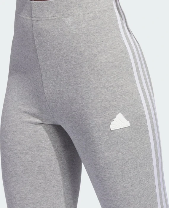 adidas Future Icons 3-Streifen Hose lang medium grey heather (Damen)