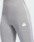adidas Future Icons 3-Streifen Hose lang medium grey heather (Damen) Vorschaubild